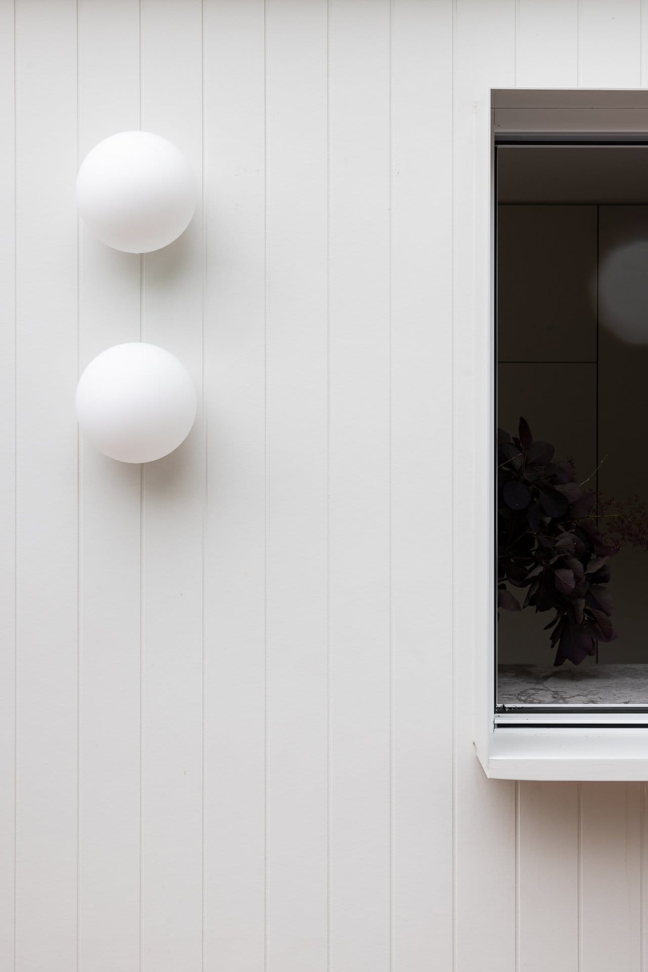 cladding and exterior lights